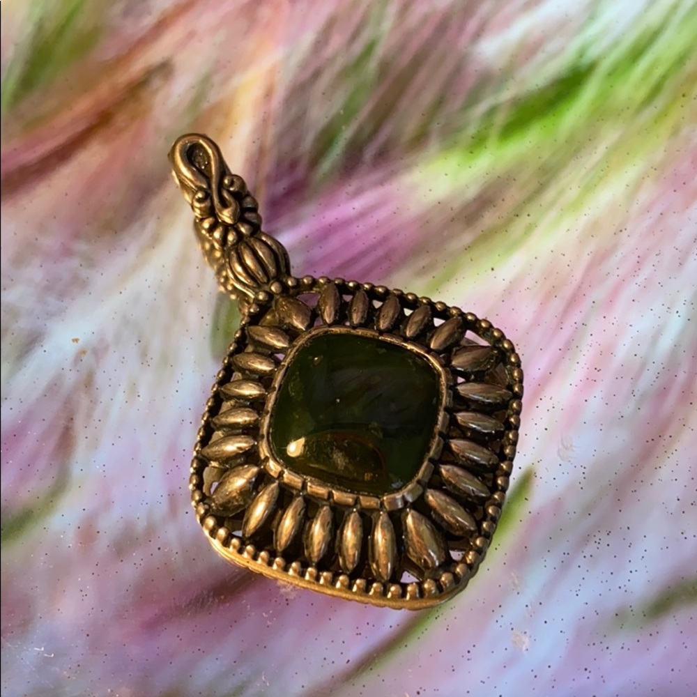 Vintage CP 925 Stone pendant